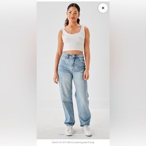 American Eagle Baggy Highest Waisted Jeans